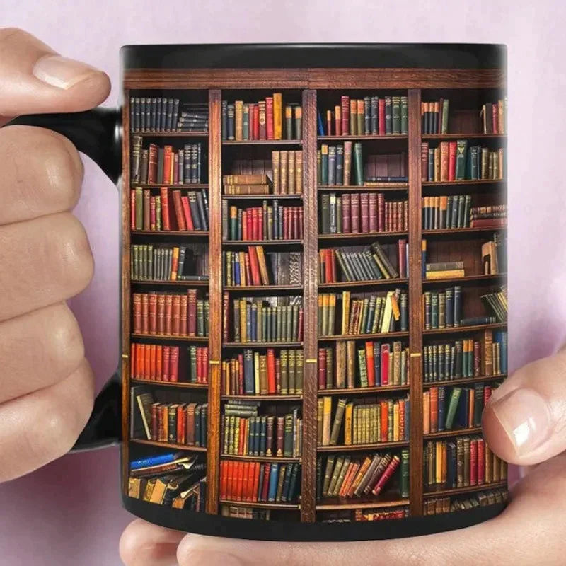 3D-Bücherregalbecher