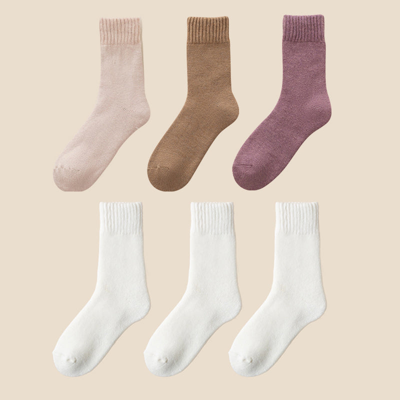 Kuschelige Unisex-Winter-Thermosocken aus Samt