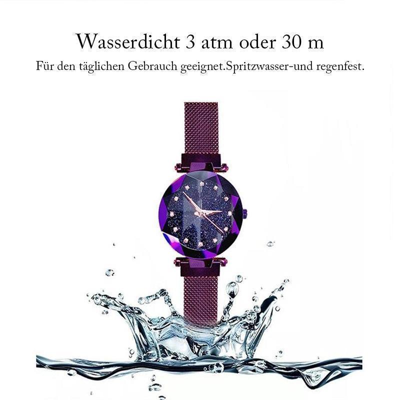 Neue Modetrend wasserdichte Sternenhimmel Mädchen Armbanduhr