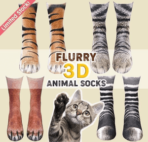 Flurry 3D Tierpfote Socken - [EINE GRÖSSE PASST ALLEN]