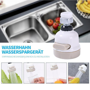 Wasserhahnkopf - 360 ° drehbarer ABS-Wasserhahn-Sprühkopfhahn