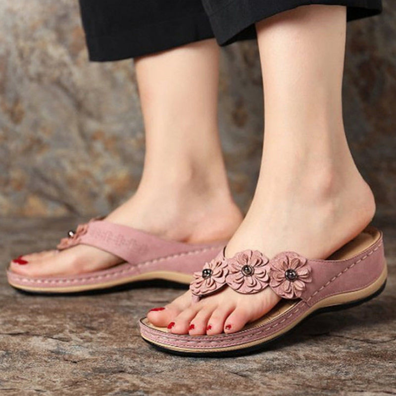 Sommer Neue Retro Keilförmige Flip-Flops