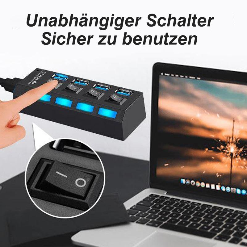 Hochgeschwindigkeits-USB-Hub mit mehreren Anschlüssen