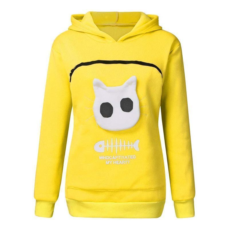 Tiertasche Sweatshirt Hoodie