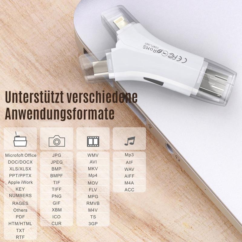 4-in-1 iFlash Drive Kartenleser