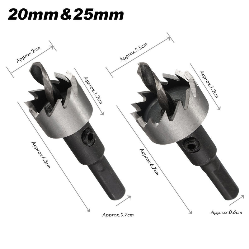 Carbide Spitze HSS Bohrer Lochsäge Set, 16-30mm, 5PCS - hallohaus