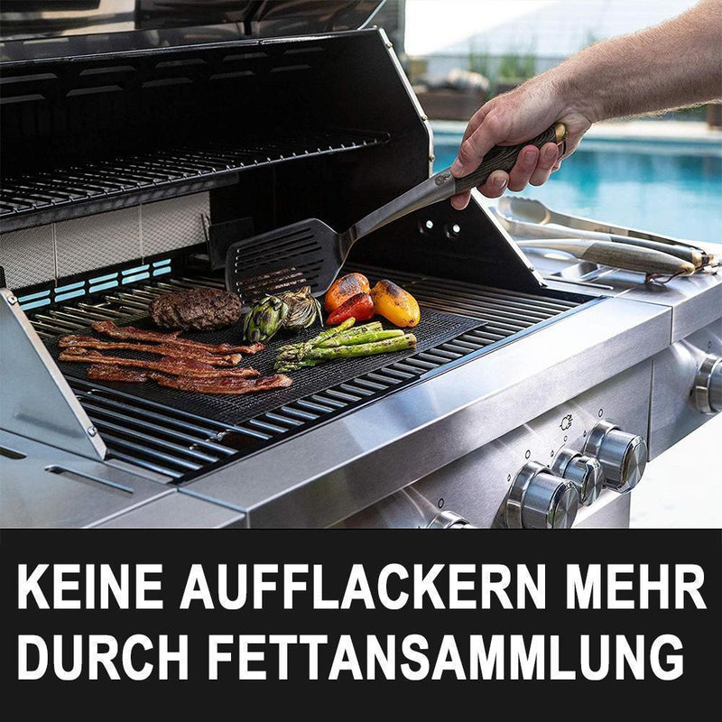 Teflon Netz Grillmatte antihaft wiederverwendbar, eckig 33x40 cm, 3 pc