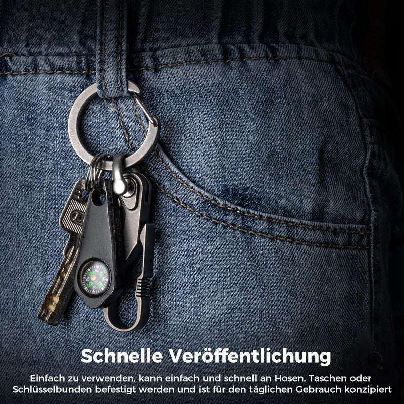 Karabiner Schlüsselanhänger Clip