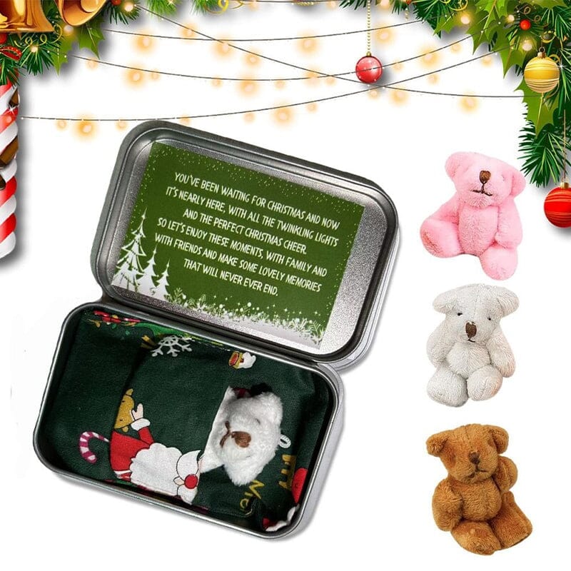 Weihnachts-Plüschbär-Geschenk